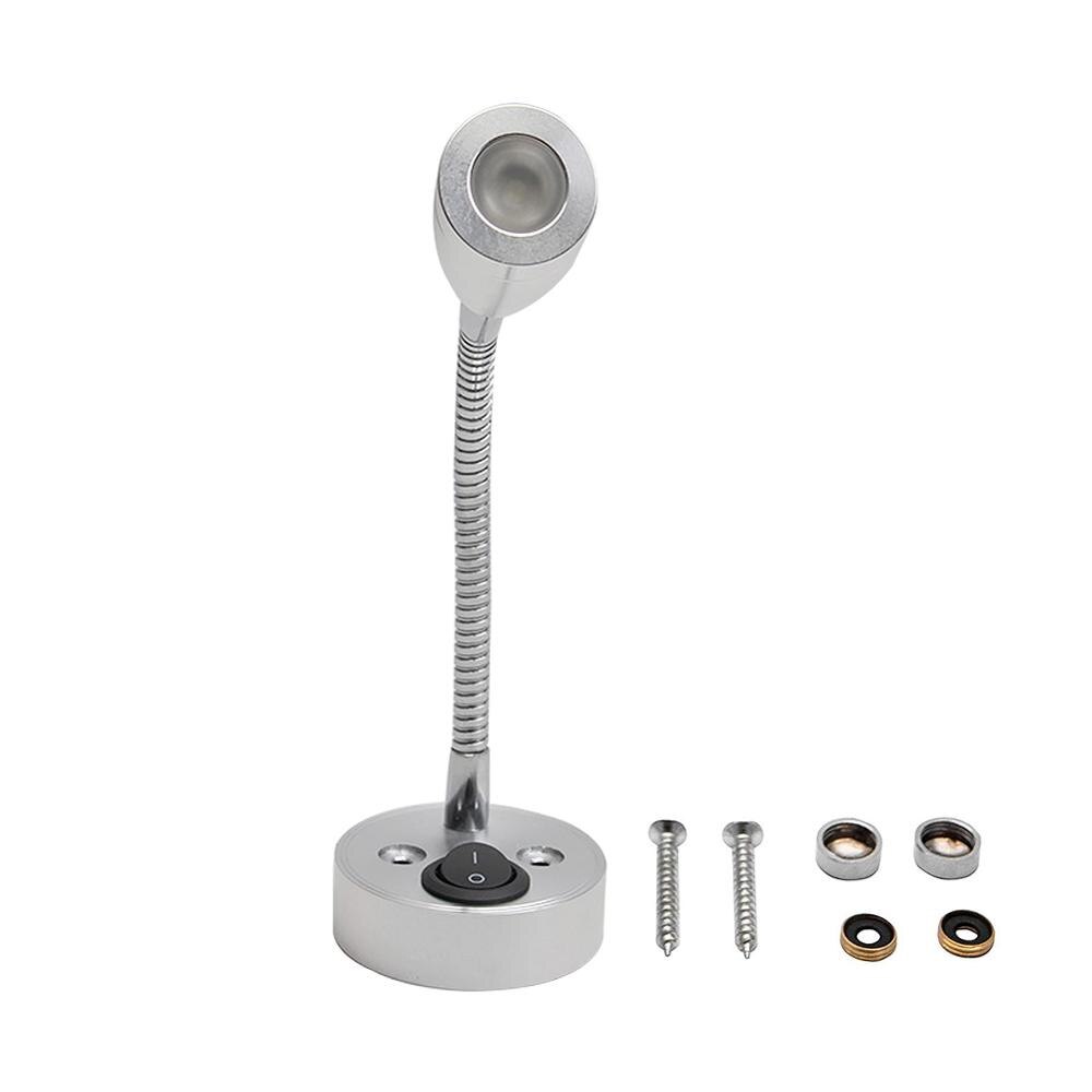 2 Stuks 12V Led Spot Leeslamp Schakelaar Camper Caravan Van Boot Camper Licht Warm Licht
