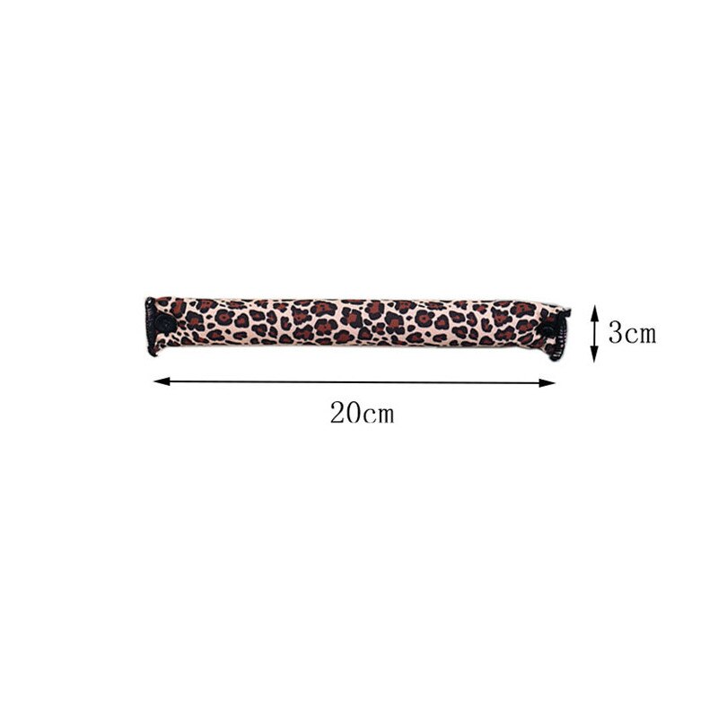 Heatless Magic Krulspelden Soft Sleep Foam Kussen Haar Rollen Te Gebruiken Spons Luipaard Print Haar Rollen Met Knop.