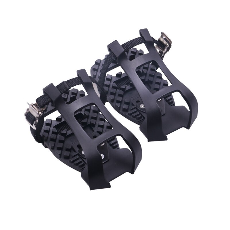 448D Ride Bicycle Toe Clips Cages with Sneakers Compatible withPeloton Bike and Bike+ with 170mm to 105x85mm Cage Size