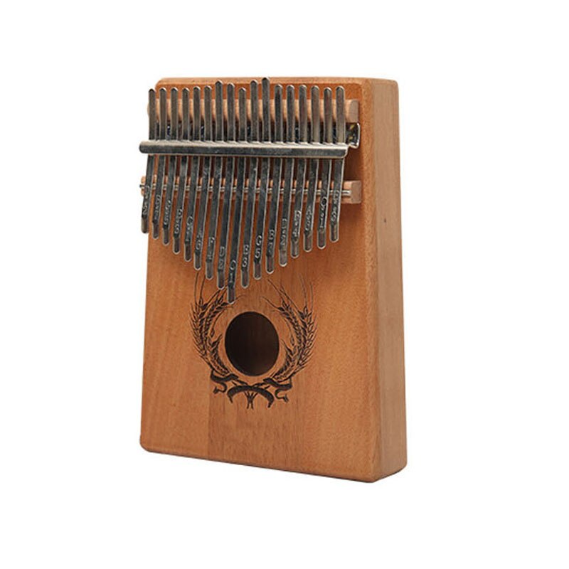 God kalimba musikinstrument bærbar 17 tangenter akacie tommelfinger klaver melodi hammer kalimba mbira keyboard: 1