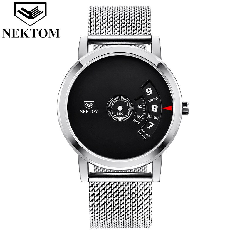 Nektom Heren Horloge Persoonlijkheid Mode Quartz Horloge Waterdicht Lichtgevende Trend: Rose