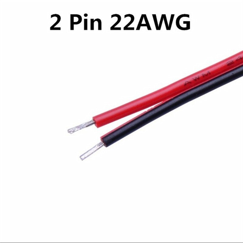 1m-100m RGB LED Stecker 2Stift 3Stift 4Stift 5Stift LED Kabel Verlängerung Verlängern kabel Stecker Draht Für RGB rgbw einfarbige LED Streifen: Armee Grün / 5-9 Stücke