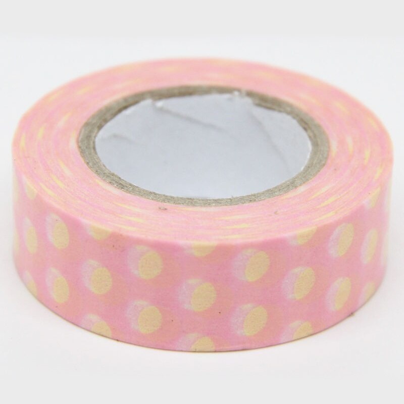 1/2/5Pcs 1.5 Cm 10M Diy Papier Sticky Sticker Decoratieve Washi Tape Bjstore