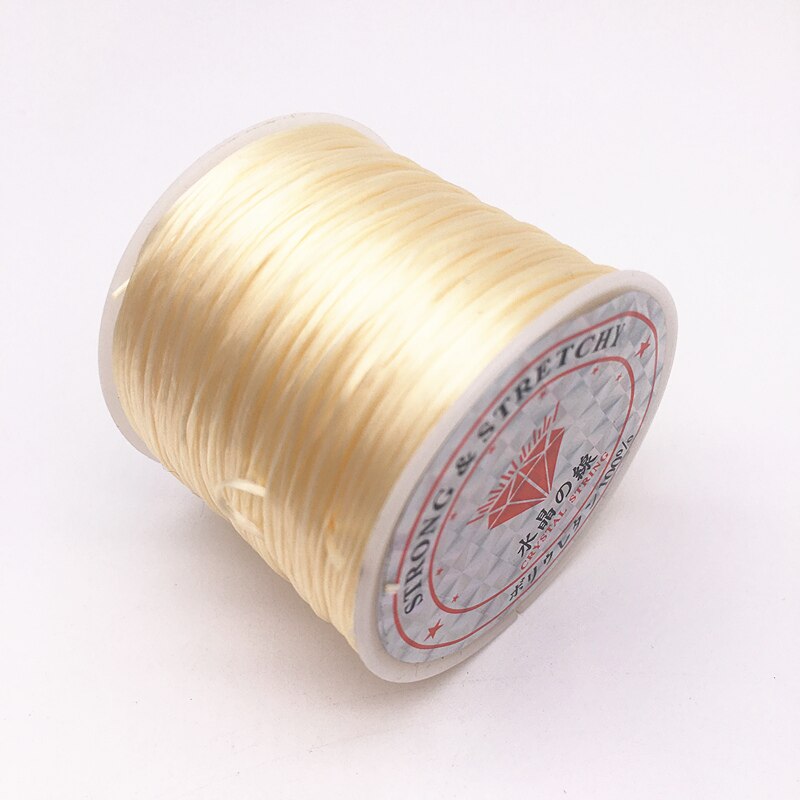 50M/Roll Colorful Flexible Elastic Crystal Line Rope Cord For Jewelry Making Beading Bracelet Wire Fishing Thread Rope