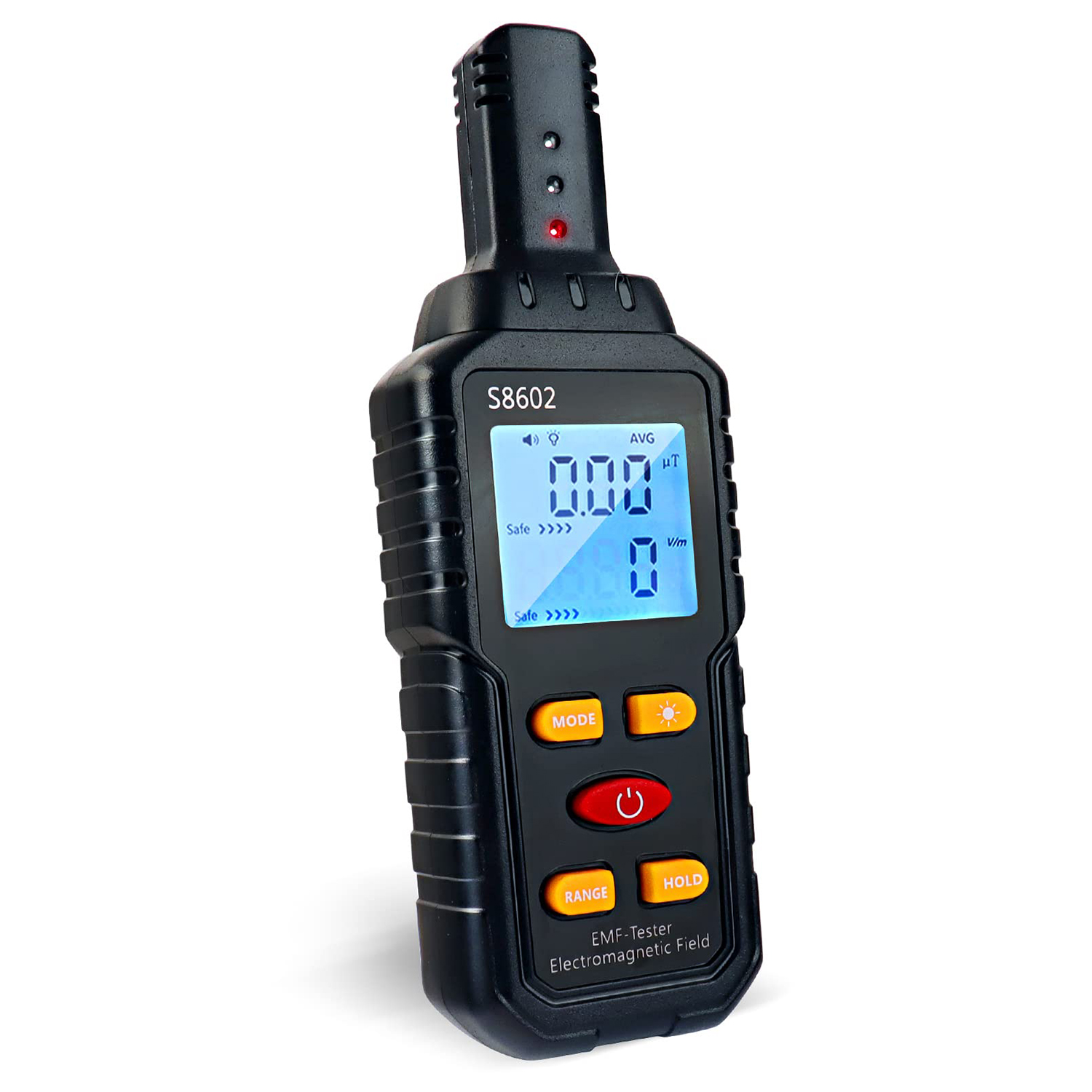 3-in-1-EMF-Messgerät S8602, Strahlungsdetektor für elektromagnetische Felder, EMF-Tester für Zuhause, EMF-Detektor, Geisterjagd-Ausrügestochen: Ursprünglich Titel