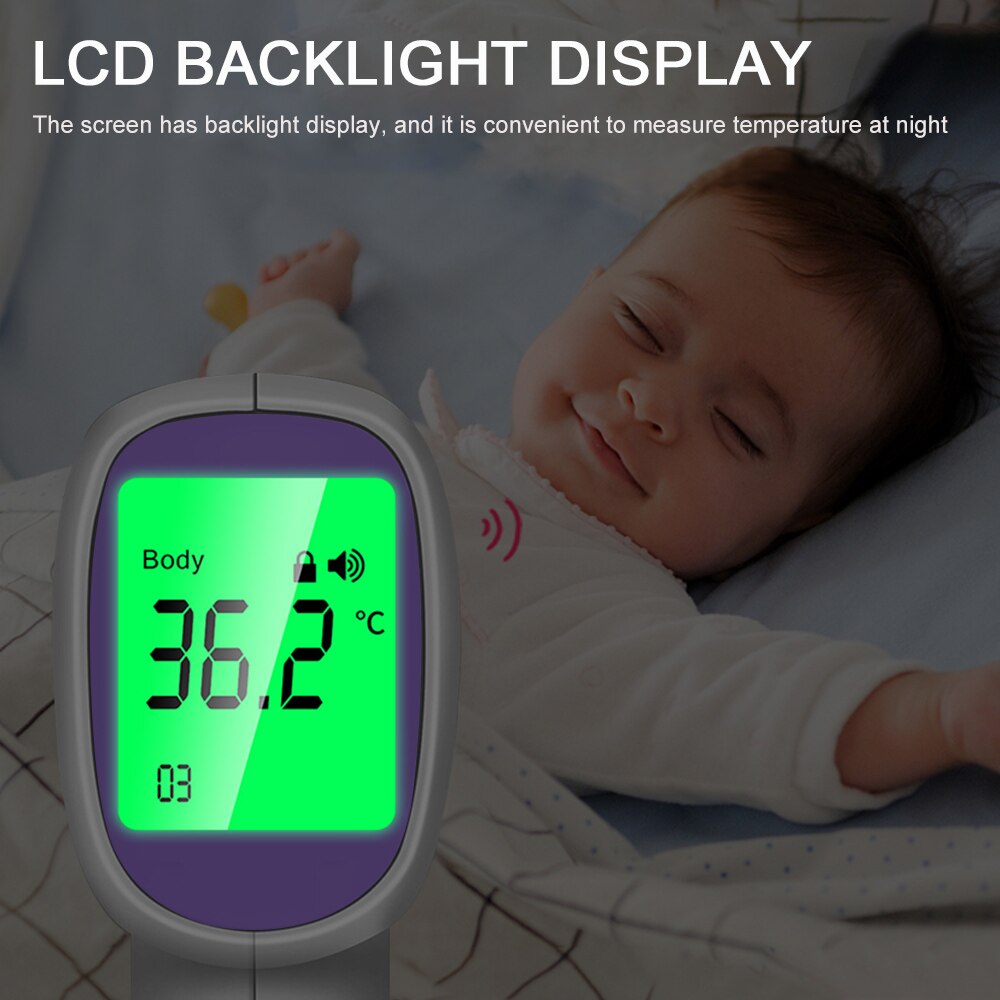 Non contact Forehead Temperature Infrared Thermometer IR Thermometer High Precision Forehead Temperature Measurement Digital