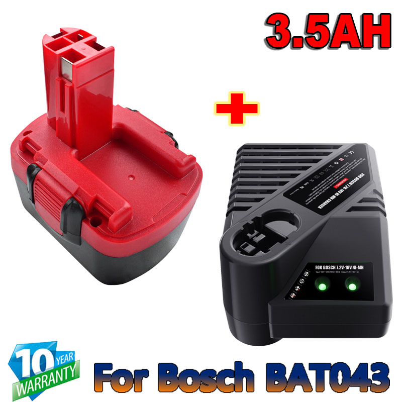 12v para Bosch BAT043 3,5mAH batería Compatible con taladro PSR 12 GSR 12 VE-2,GSB 12 VE-2,PSB 12 VE-2, BAT043 BAT045 BTA120: Azul