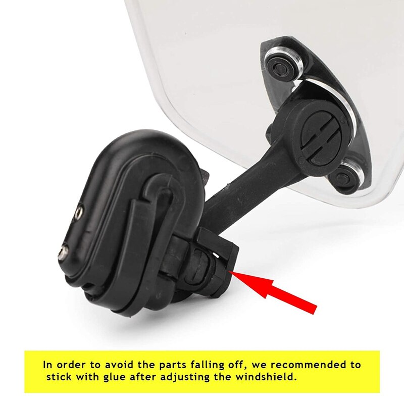 Motorcycle Modified Windshield Extension Spoiler Windscreen Air Deflector for YAMAHA TDM 850 900 TDR250 XT1200Z