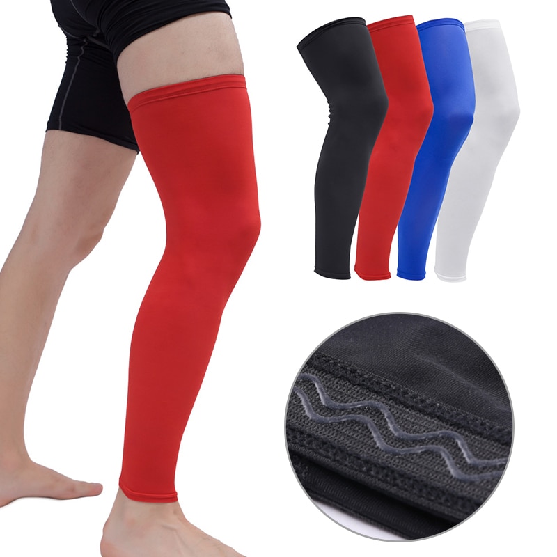 1pc Sports Knee Pads Support Breathable Outdoor Cycling Leg Sleeve Basketball Leg Sleeve Knee Protector Brace Strap