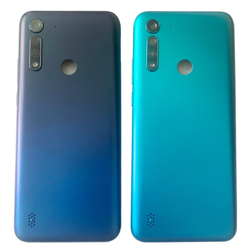 Batterij Cover Achterklep Case Behuizing Voor Motorola Moto G8 Power Lite Back Cover Met Camera Frame Vervangende Onderdelen