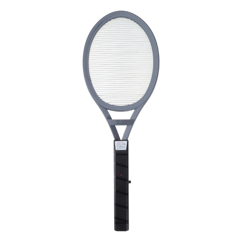 Fly Swatter Electric Fly Swatters Traditional Batteries Fly Killer for Home 1Layer Mesh Mosquito Racquet Killer Racket: black