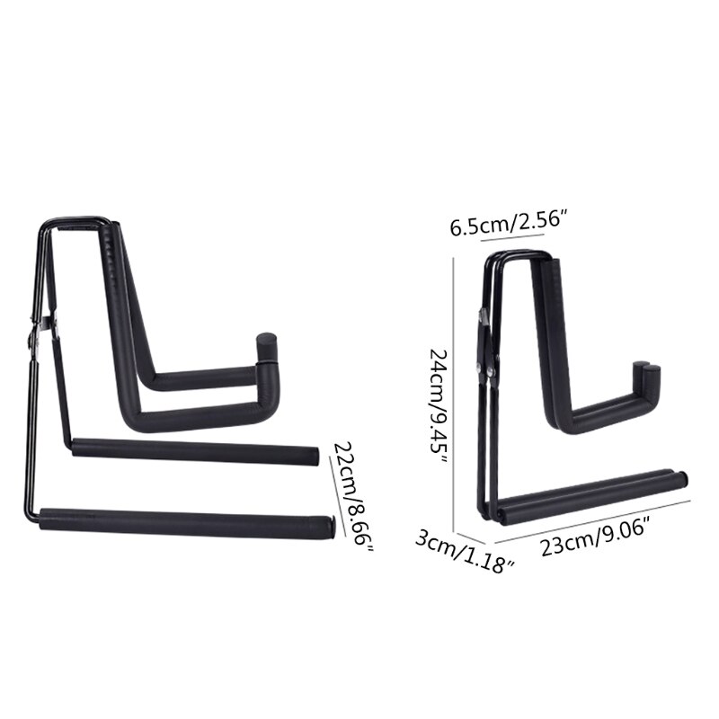 Opvouwbare Gitaar Een-Frame Stand Voor Akoestische En Elektrische Gitaren, Geweldige Prestaties