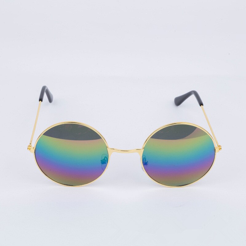 Vrouwen Lens Stijl Mannen Zonnebril Fietsen Punk Eyewear Gafas Frame Retro Zonnebril Ronde Kleurrijke Zonnebril Rijden Metalen Retro P
