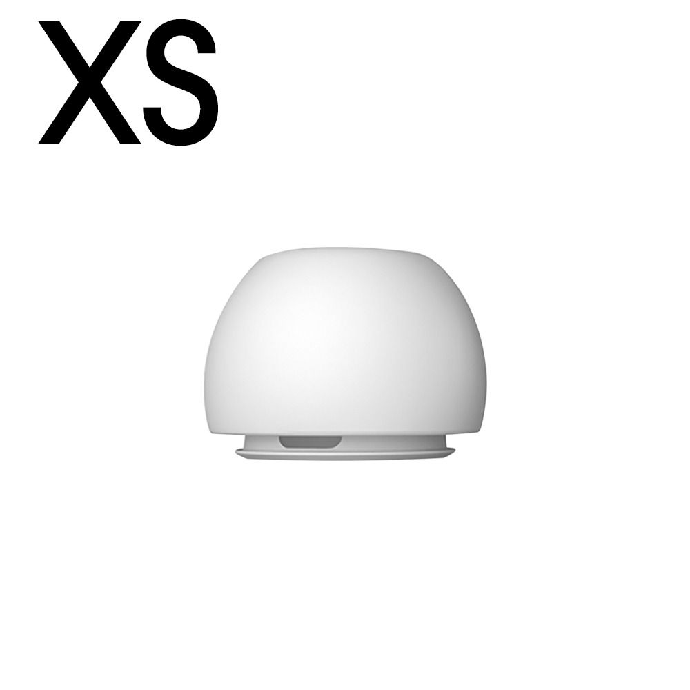 1pair Earmuffs Earplug Cover Replacement Eartips Silicone Soft Headphone Eartips XS/S/M/L White Ear Tips For Airpods Pro 1/2: Olive