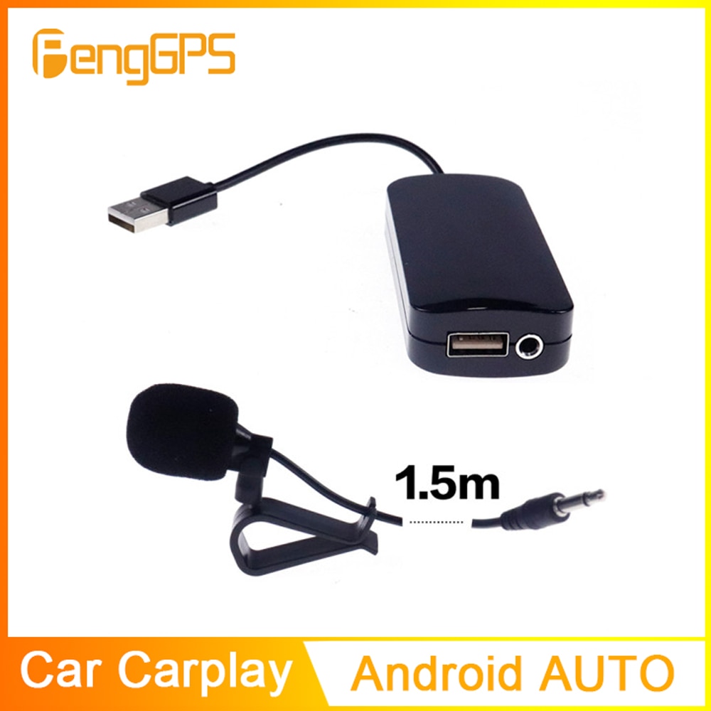 Apple carplay android auto dongle stick adapter modul usb smart link til android bilnavigationsafspiller mini telefon