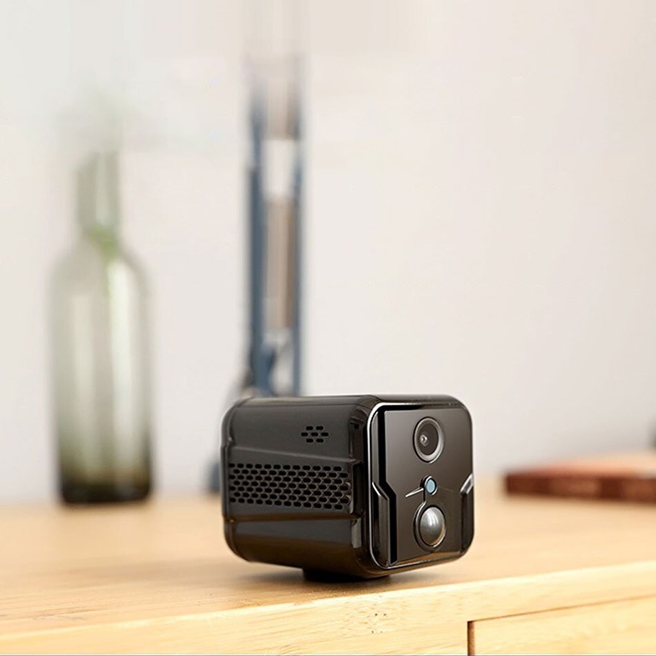 Battiphee – Mini caméra de Surveillance T9 IP WiFi sans fil, 1080P, Vision nocturne, enregistrement en boucle