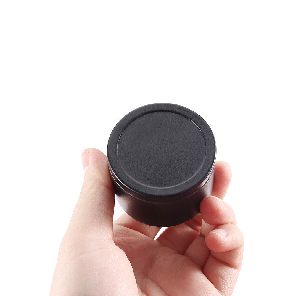 Blikjes snoep thee blikken reizen draagbare bloemen thee verpakking verzegelde blikken metalen trompet zwarte thee klein blikken doosje