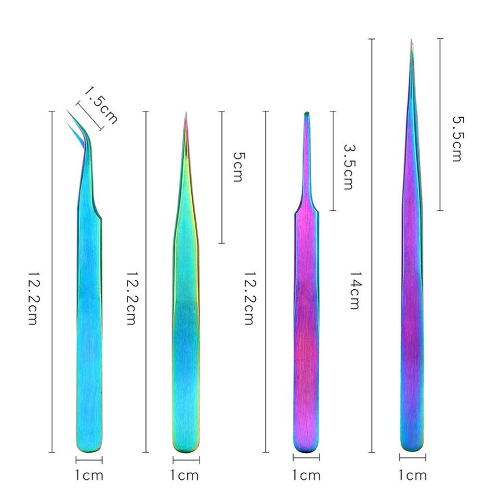 1PC Angled Slanted Eyebrow Tweezers Stainless Steel Face Hair Removal Eye Brow Trimmer Eyelash Clip Cosmetic Beauty Makeup Tool