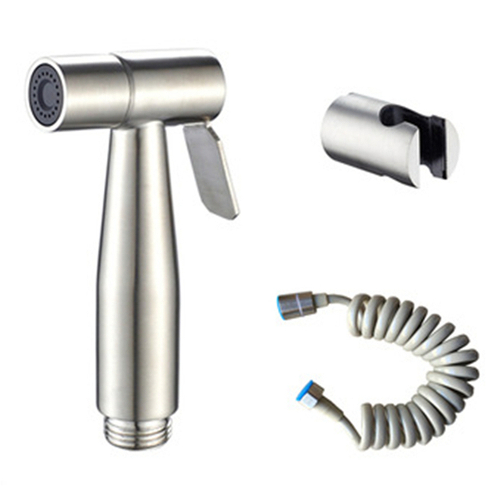 Rvs Bidet Set Zwarte Badkamer Kraan Spuit Handheld Bidet Voor Floor Cleaning Spray Keuken Hand Spray Bidet: B-3
