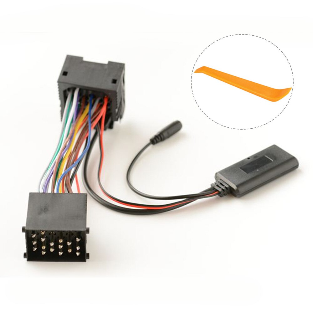 5-12v bluetooth adapter 5.0 aux in tillbehör cd för bmw  e46 3 series