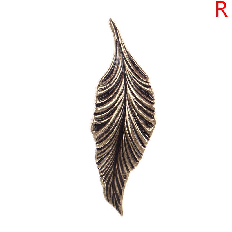 Sliver Gold Boom Blad Koper Meubilair Keuken Handles Kabinet Knop Voor Garderobe Lade Woonaccessoires: BZR