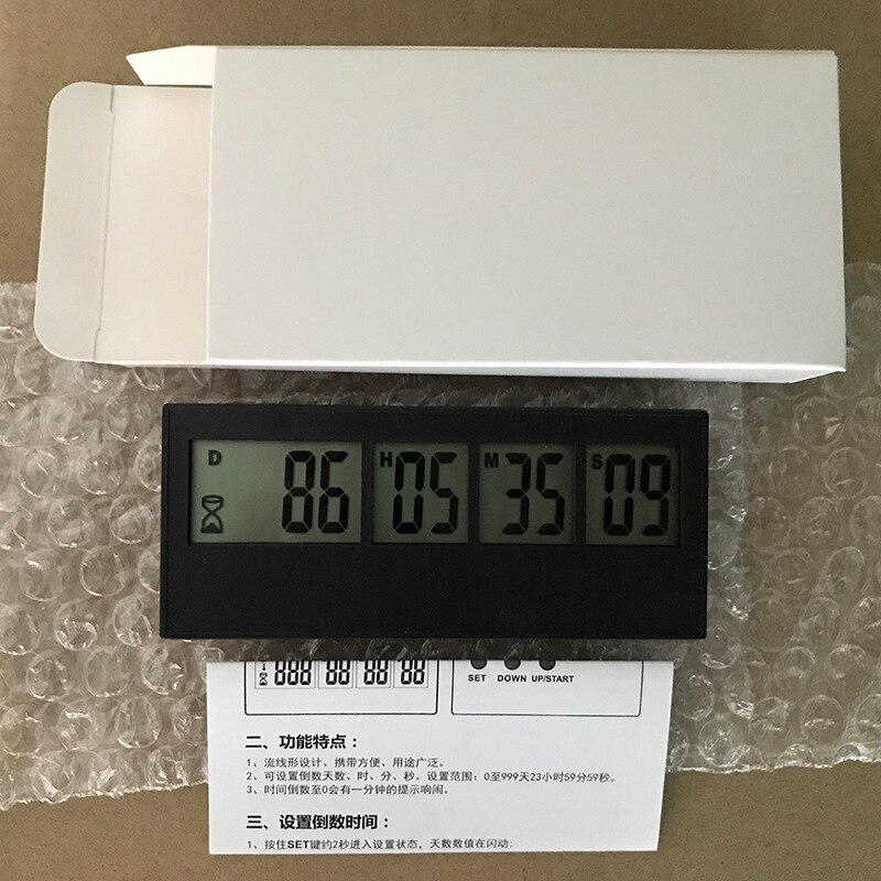 Large screen countdown timer PS-110 date countdown timer 1000 days anniversary countdown timer