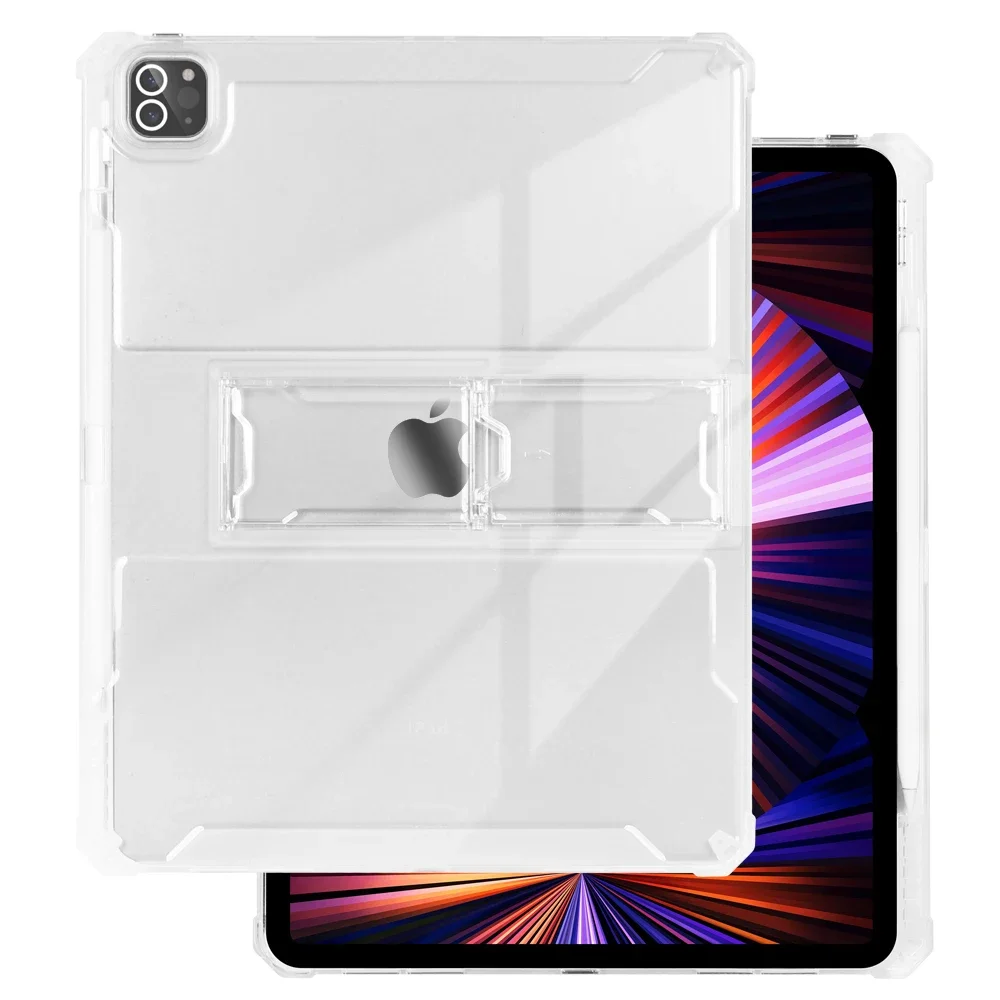For IPad Case Pro 11 10th Generation 10.9 Air 5 4 10.2 7/9th Mini 6 10.5 9.7 5th 6th 12 9 Transparent Cover Funda: Clear