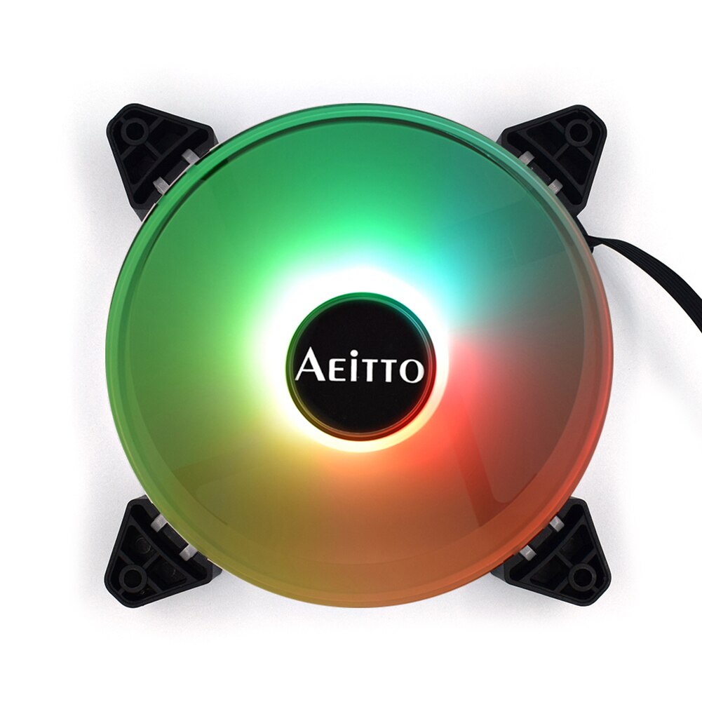 12V Computer Case Cooler Stille Rgb Computer Chassis Radiator Heatsink Stille 120Mm 6 Pin Cooling Cpu Koeler Fan