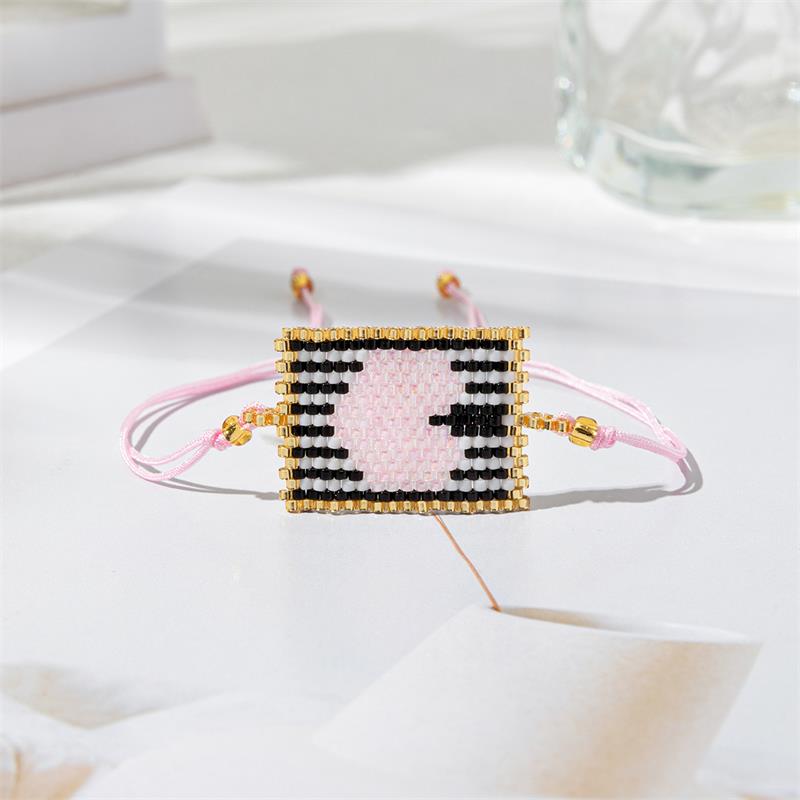 Bluestar Mode Hart Armband Voor Vrouwen Charme Miyuki Kralen Ketting Armbanden & Armband Feest Verjaardag Waterdicht Sieraden Cadeau: VERMEIL