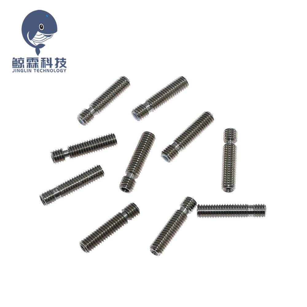 5Pcs Extruder 3D V5 HeatBreak Hotend Keel Voor 1.75/3.0mm Filament Alle-Metalen/Met PTFE rvs Voeden Buis Printer