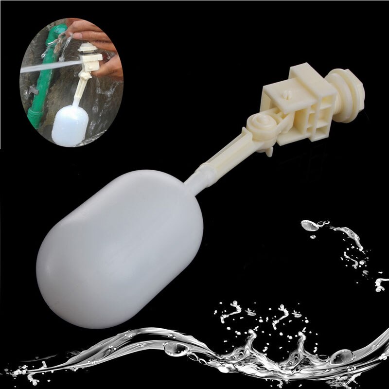 1/2 " Plastic Float Ball Valve Cut Automatic Filling Fish Tank Aquarium Water