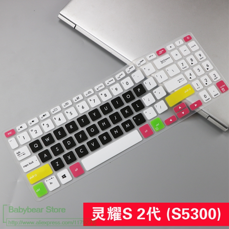 Funda protectora de teclado para ASUS VivoBook S15 S530UA S530UN S512, VivoBook F512 F512DA F512FA, X509 X509FA 15,6'': candyblack