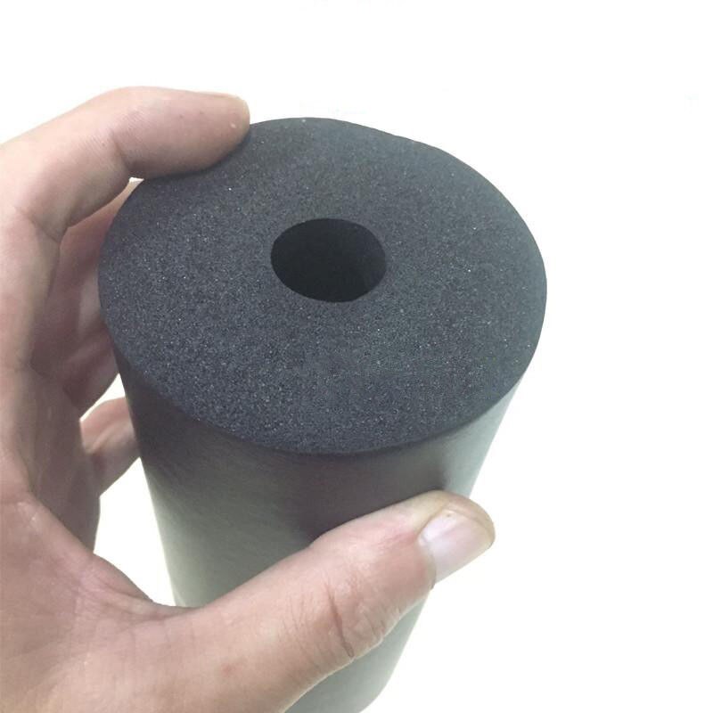 NBR Sponge Rubber Tube Sleeve High End Fitness Equipment Smooth Handle Grip Tube 22x74x220mm / 2 Pieces