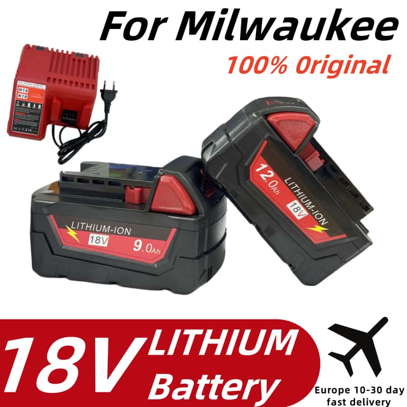 9Ah 12Ah pour Milwaukee M18 18V 18650 batterie de remplacement au Lithium pour Milwaukee 48-11-1860 48-11-1850 48-11-1840 batterie d'outil