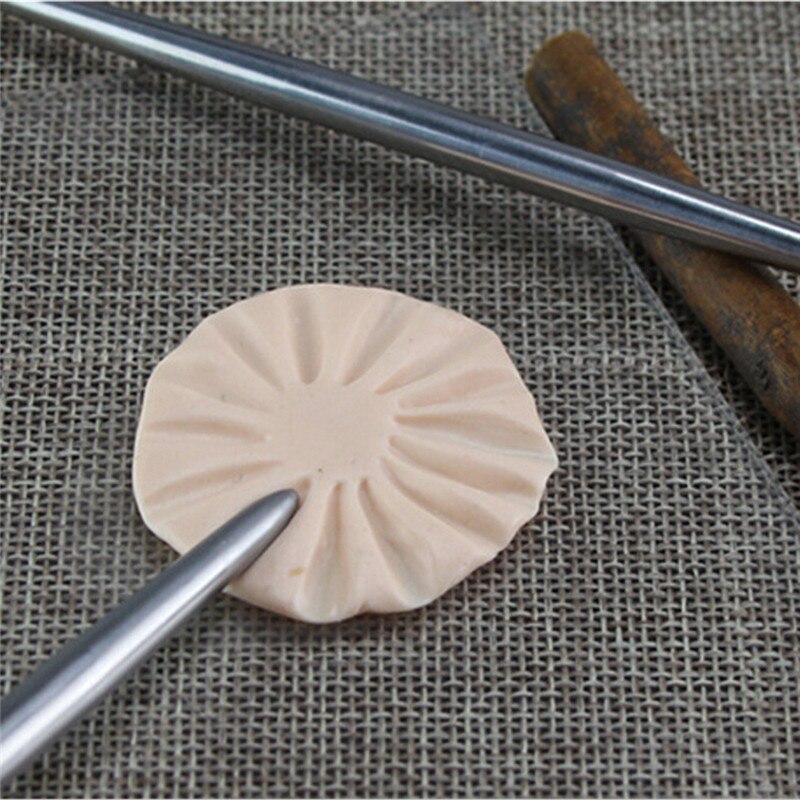 Roestvrij Stalen Staaf Detail Naalden Voor Aardewerk Modeling Carving Klei Keramiek Gereedschap Voor Model Doek Lijn Textuur