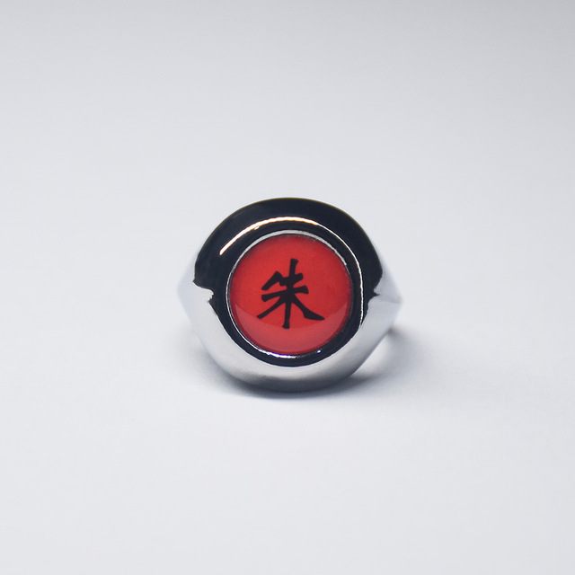 Anillo luminoso de Cosplay de Naruto de Anime japonés, anillo Akatsuki, accesorios de anillo para hombre, accesorios de decoración para dedo, Anillos Akatsuki Itachi: Oro