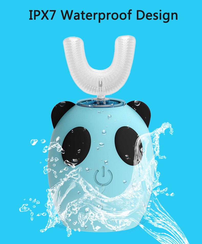 U-shaped Children Healthy Electric Toothbrush U Type Kids Automatic Teeth Tooth Brush Rechargeable Cute Cartoon Toothbrush