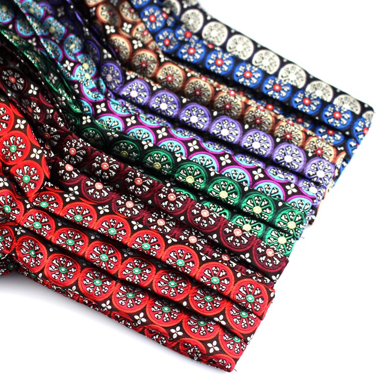 Klassieke stropdassen voor heren, vintage jacquard stropdas, ascot stropdas voor feest, britse heer, polyester zijden stropdas