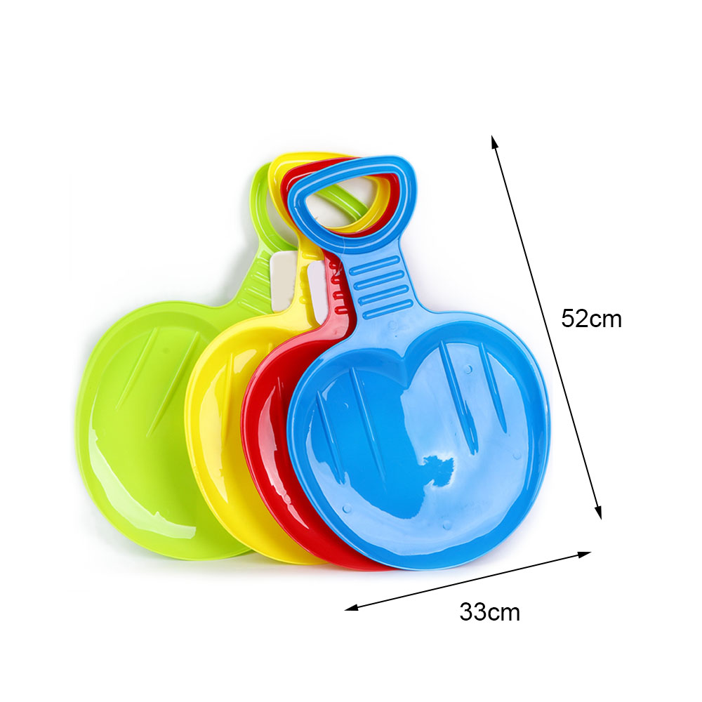 freundlicher freundlicher Schnee Rodel Gremium draussen Winter Schieberegler bergab Snowboard Zufällige Farbe