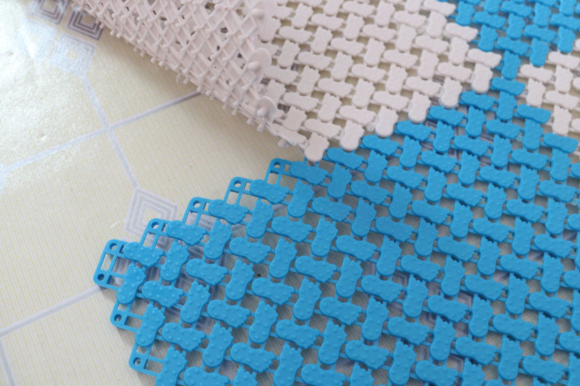 PVC free spline anti-skid waterproof mat bathroom anti-skid mat shower room anti skid mat set bath mat decoration