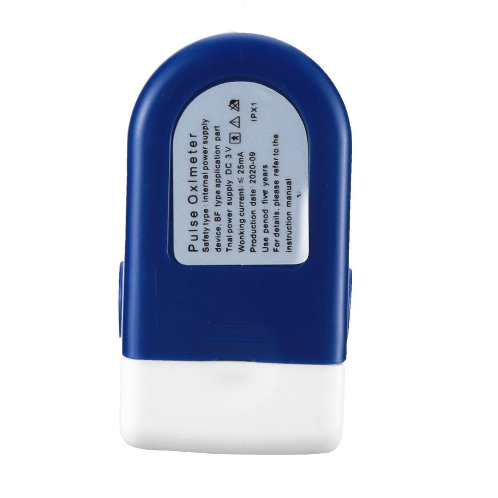 Oxímetro de pulso para dedo, pulsioxímetro portátil, Monitor de ritmo cardíaco, Sensor de presión y oxígeno en sangre, Spo3