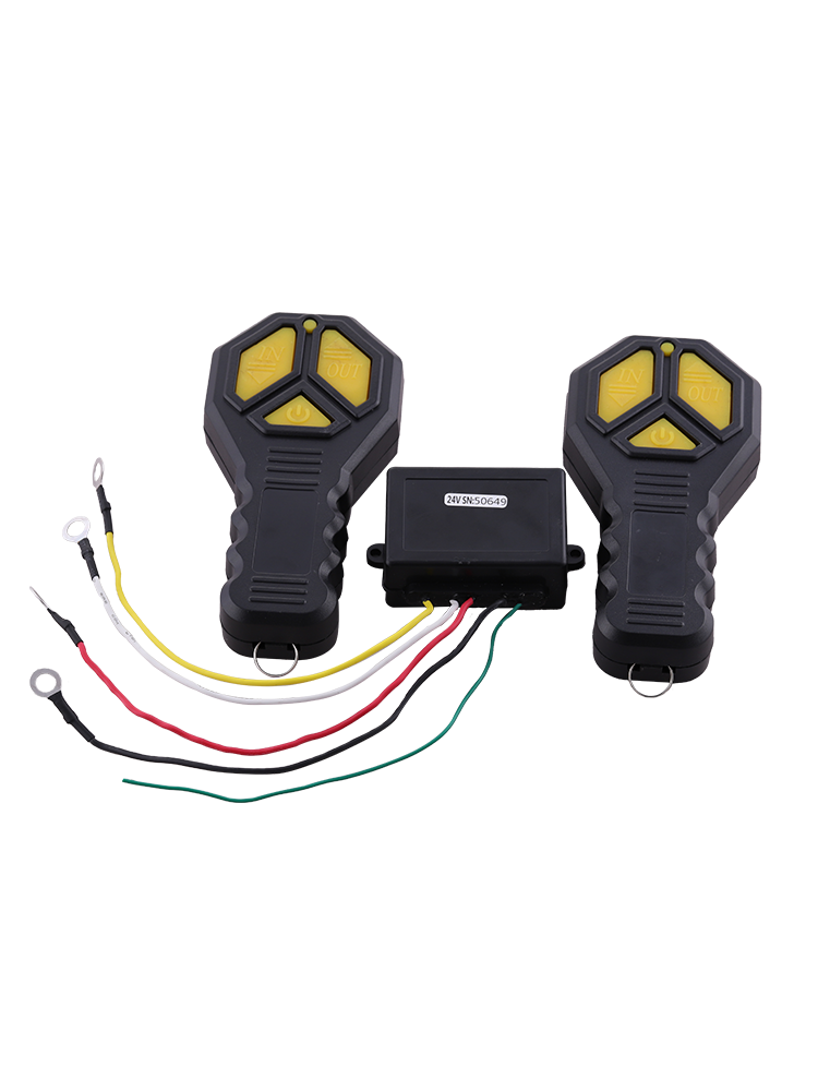 2.4G Dual wireless remote control Switch Set Easy to Install Durable Winch Remote Control Spare Parts for Truck Vehicle UTV ATV: Coffee