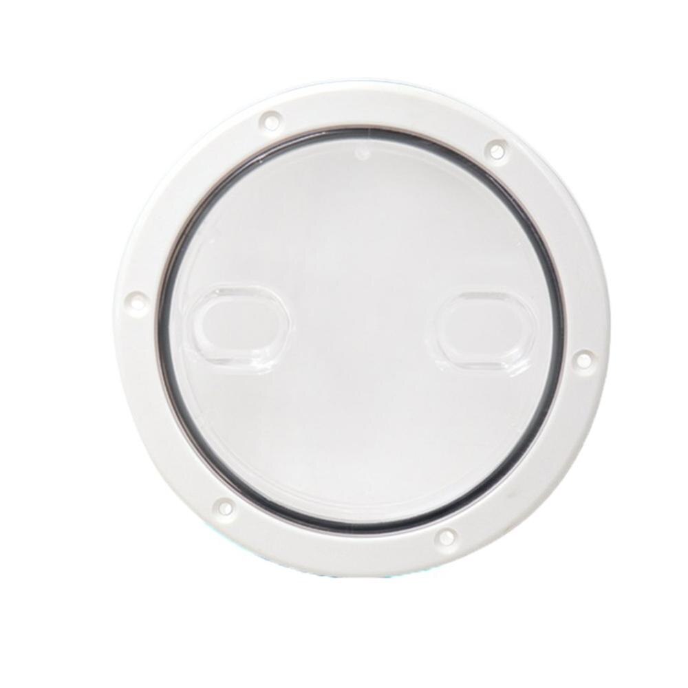 4/6 Inch Round Access Cover Weather-Resistant Detachable Inspection Plate Boat Deck Screw Out Hatch Cover Boat Accessories