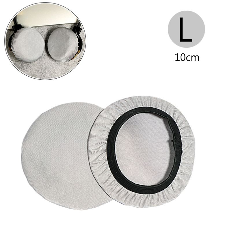Hoofdtelefoon Cover Elastische Wasbare Oorschelp Protector Hoofdtelefoon Stofdicht Cover Voor On-Ear Hoofdtelefoon: Grey