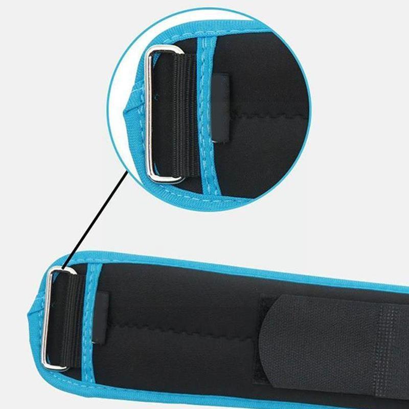 0.6kg/paio di pesi regolabili alla caviglia da polso in ferro sabbia borsa pesi cinghie con imbottitura in Neoprene per cinturino alla caviglia Fitness esercizio