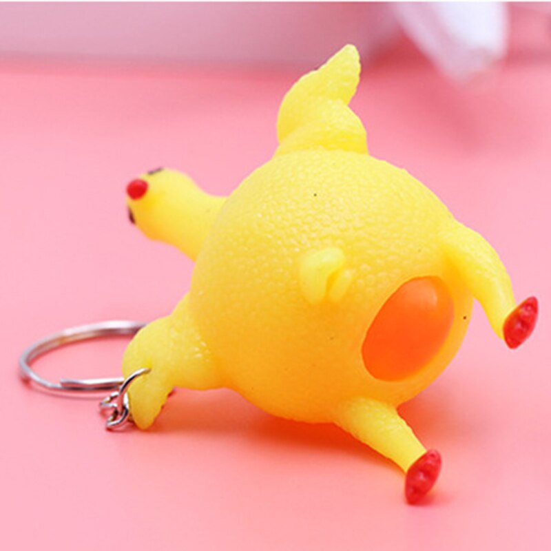 Kurczaki zabawka wyciskanie układanie jaj brelok breloki stres uwolnij zabawki najlepsza cena