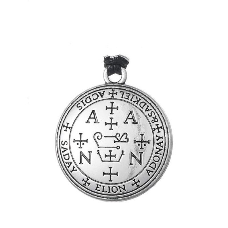 Dawapara DIY Pendants for Necklace Archangel Michael Raphael Uriel Gabrie Talisman Angel Men Pendant&Necklace Women: Zadkiel Silver