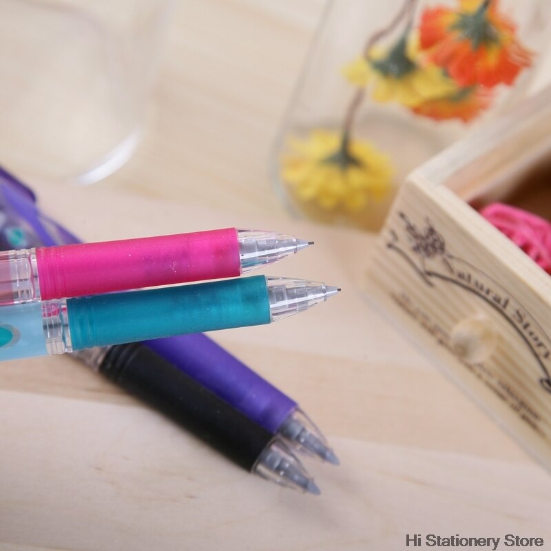 Pentel e-sharp  az125r mekanisk blyant 0.5mm automatisk blyant japan sort/blå/grøn/lilla/pink kropsfarver
