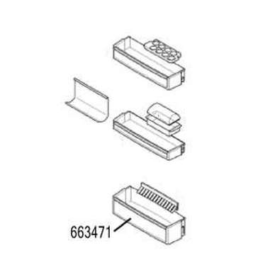 Bandeja botellero Frigorifico Bosch KGN39A73