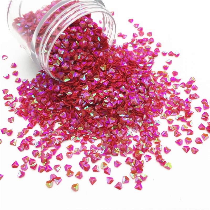 3mm ruitvormige pailletten 3d losse pailletten van pvc feestversiering diy nagelkunst bruiloftsdecoratie lentejuelas confetti 10g